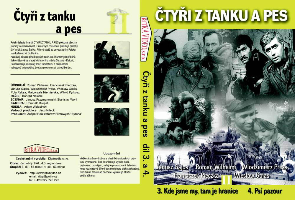 ČTYŘI Z TANKU A PES DVD